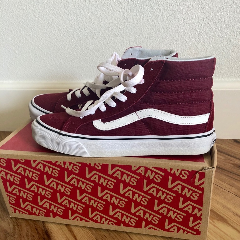 Vans Sk8-Hi Slim Windsor Wine Shoes